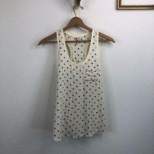 Joie Polka Dot Rain Hot Air Balloon Tank Pocket Bl